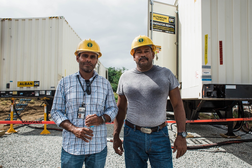 Puerto Ricans in Charge of Generators in Culebra