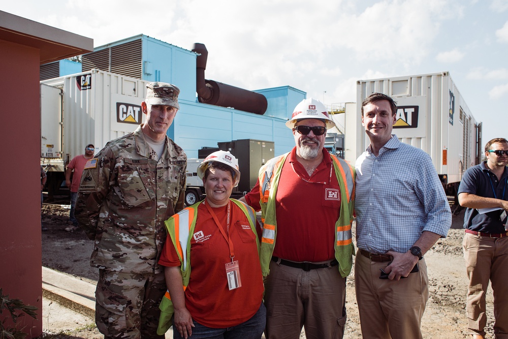 FEMA and Members of the U.S. Government Administration Visit Vieques to See Power Restoration Status