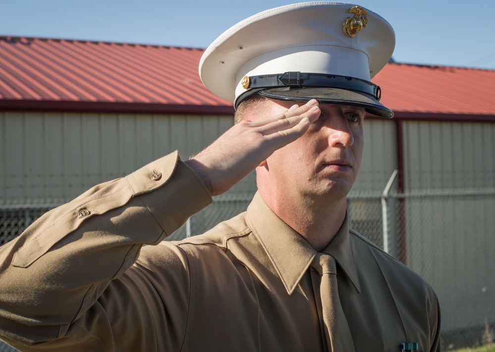 5th Marines Vietnam War Memorial Arrival