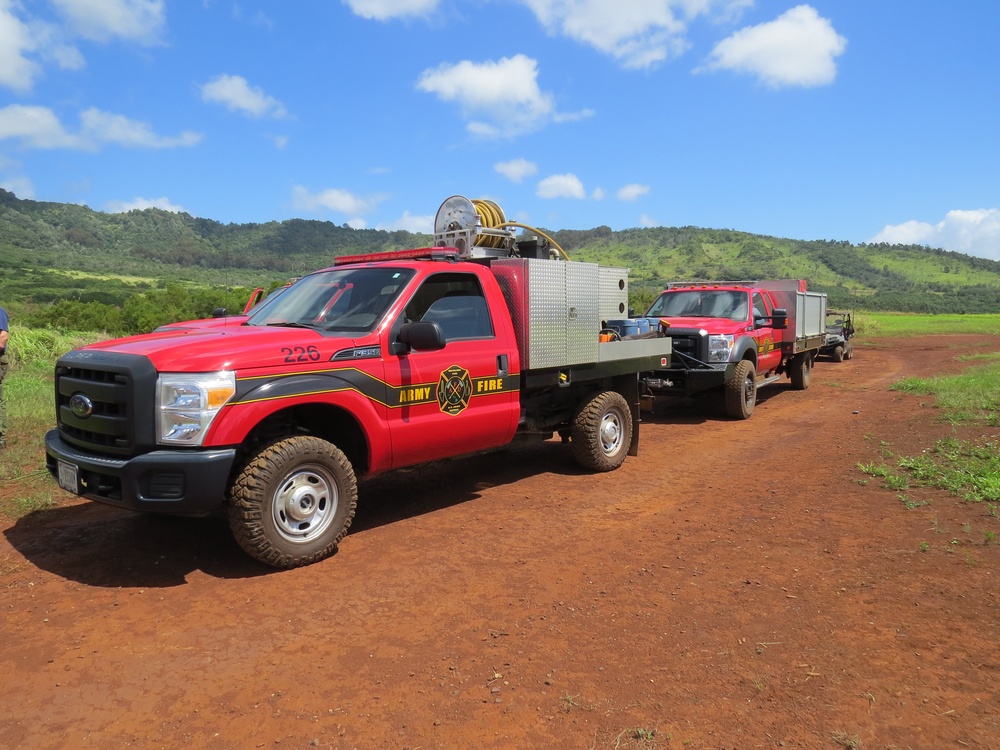 Wildland firefighters support Army's mission