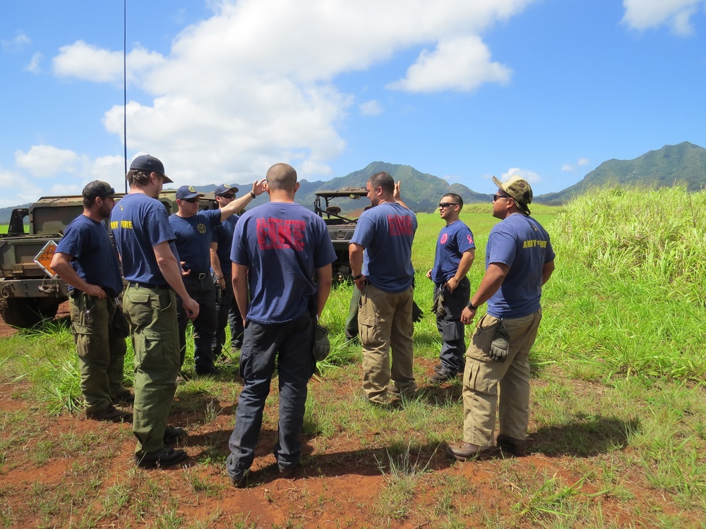 Wildland firefighters support Army's mission