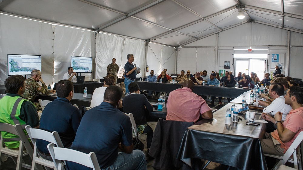 Power Restoration Briefing in Aguadilla
