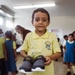 Children in Humacao Receive New Shoes