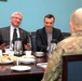 1ID general meets with local mayor in Poland