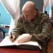 1ID general meets with local mayor in Poland