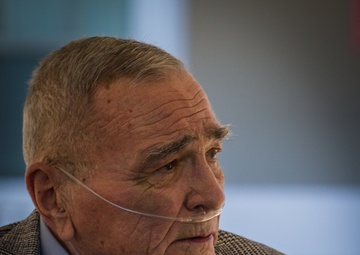 Maj. Gen. Smith presents letters to Lt. Col. Pipes