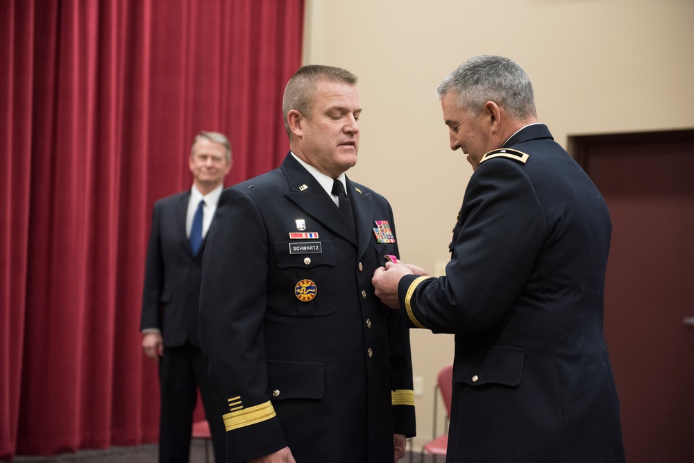 Brigadier General Farin Schwartz presented with the Legion of Merit