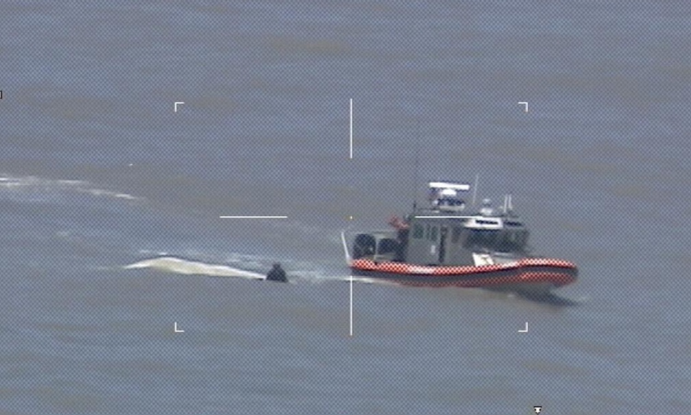 Coast Guard responds to capsized vessel near South Padre Island, Texas