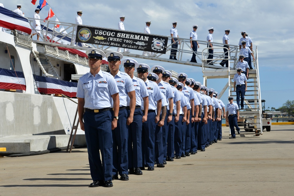 Coast Guard Cutter Sherman decommissioned following nearly 50 years of meritorious service