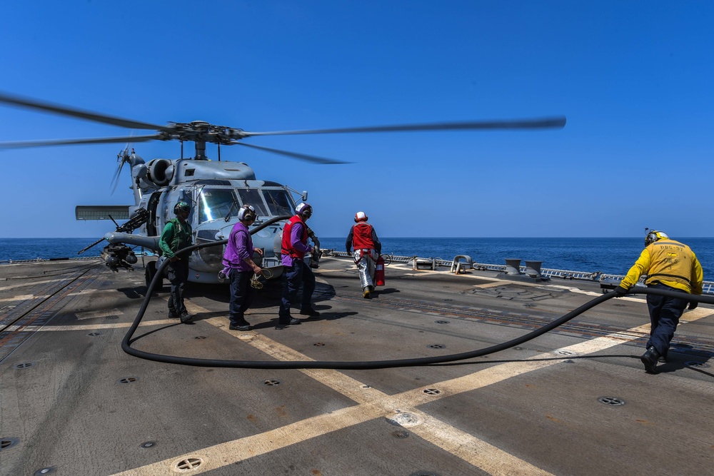 USS Halsey deployment