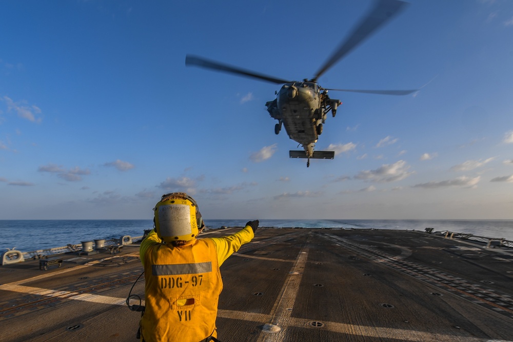 USS Halsey deployment