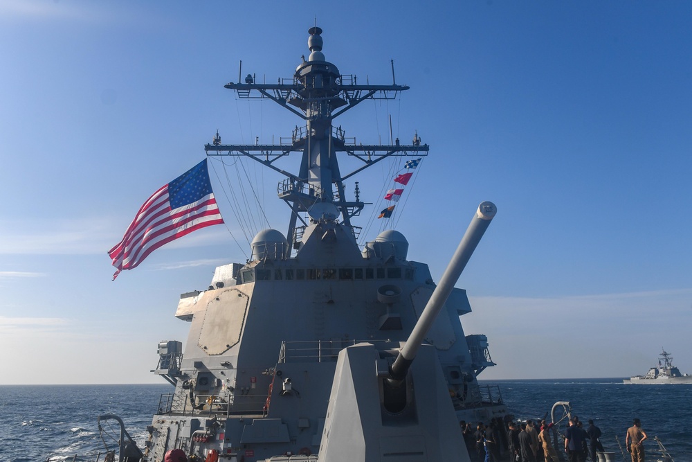 USS Halsey deployment