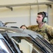 Main rotor system maintenance on a HH-60 MEDEVAC helicopter