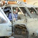 Main rotor system maintenance on a HH-60 MEDEVAC helicopter