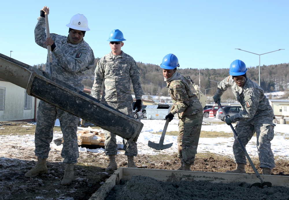 Army National Guard construction in Germany