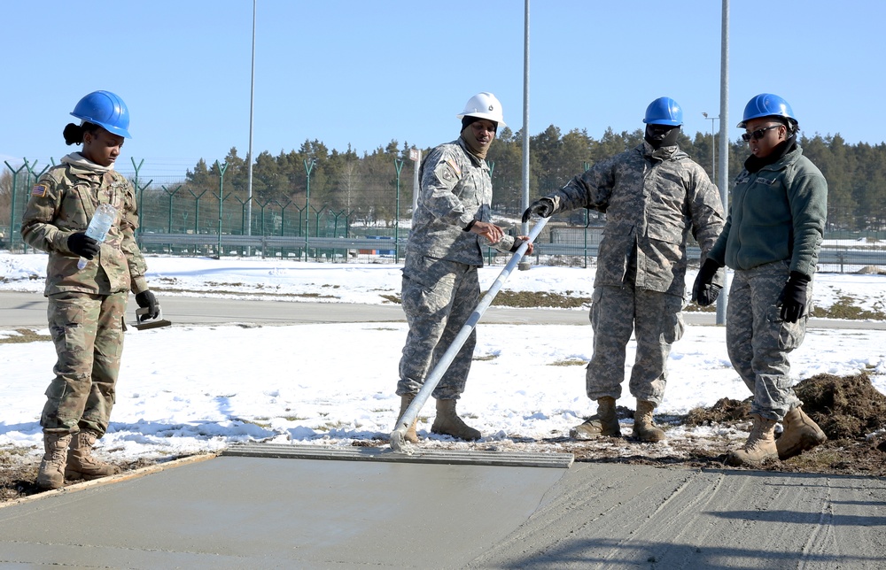 Army National Guard construction in Germany