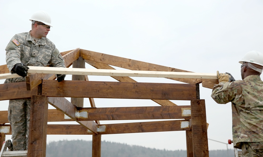 Army National Guard construction in Germany