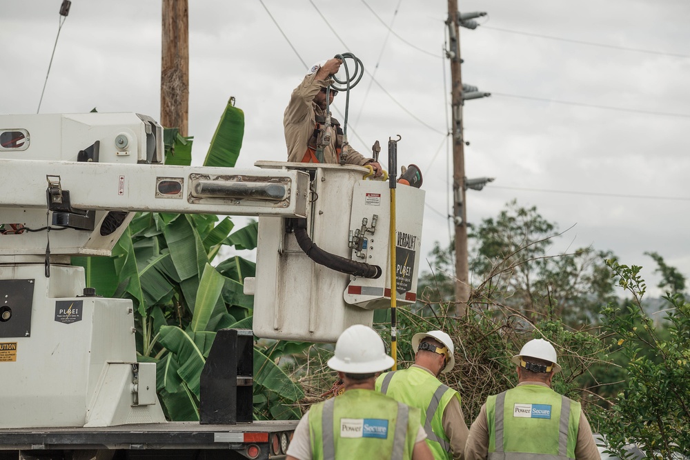 Restoring Electricity In Mayaguez