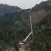 Power Poles Installed in the Mountains of Peñuelas