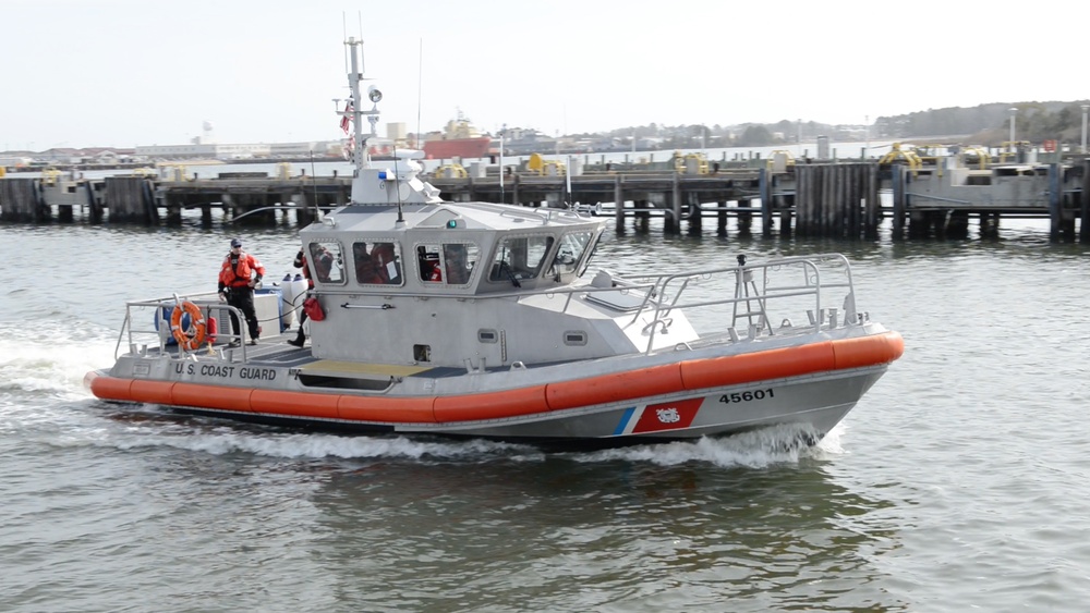 10 years strong: First 45-foot Response Boat - Medium moors up in Virginia Beach, VA