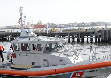 10 years strong: First 45-foot Response Boat - Medium moors up in Virginia Beach, VA