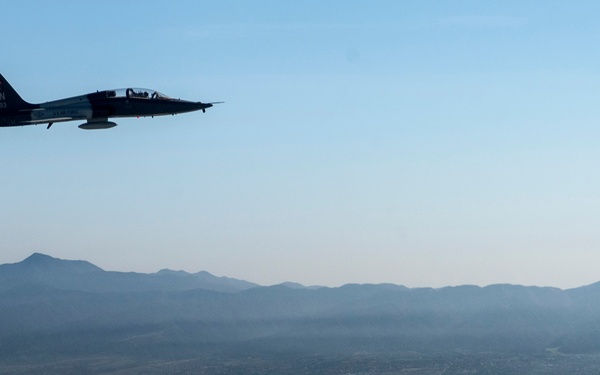 Los Angeles Dodger's Receive Flyover from Vance Air Force Base