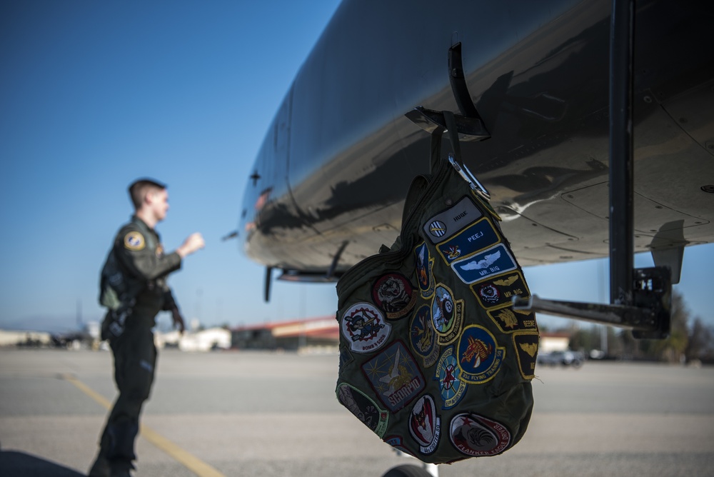 Los Angeles Dodger's Receive Flyover from Vance Air Force Base