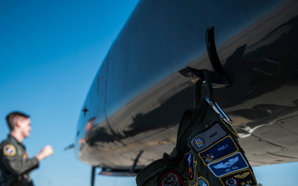 Los Angeles Dodger's Receive Flyover from Vance Air Force Base
