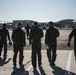 Los Angeles Dodger's Receive Flyover from Vance Air Force Base