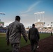 Los Angeles Dodger's Receive Flyover from Vance Air Force Base