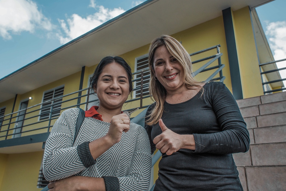 Survivors Receive New Temporary Home