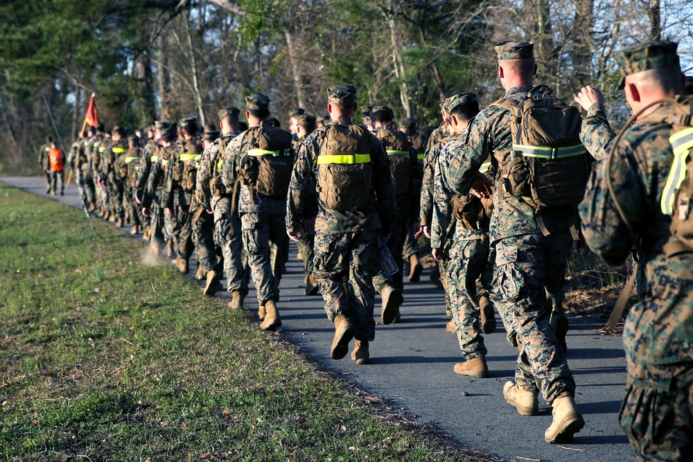 Headquarters Regiment Six Mile Hike