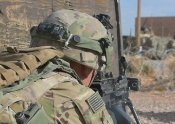 Battle for Zambraniyah: Infantry battalions face-off in a simulated firefight