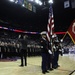 All-woman Marine color guard opens Womens' Final Four Semi-finals