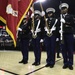 All-woman Marine color guard opens Women's Final Four Semi-finals