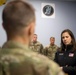 Secretary of the Army Mark T Ester and Congresswoman Elise Stefanik are briefed by 1st Brigade Combat Team, 10th Mountain Division at Fort Drum