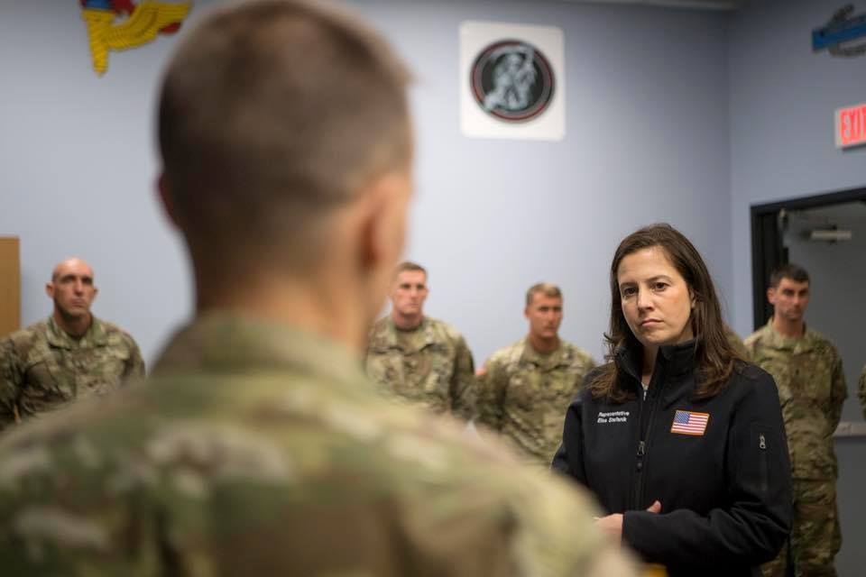 Secretary of the Army Mark T Ester and Congresswoman Elise Stefanik are briefed by 1st Brigade Combat Team, 10th Mountain Division at Fort Drum