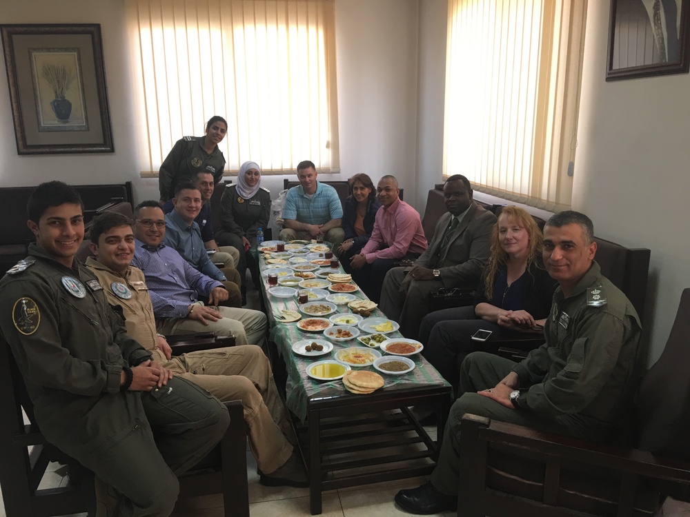 Task Force Spartan aviation brigade exchanges troops with Jordanian Air Force