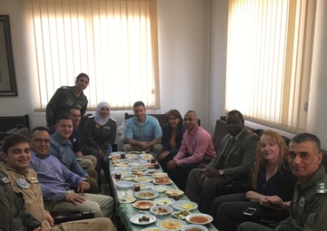 Task Force Spartan aviation brigade exchanges troops with Jordanian Air Force