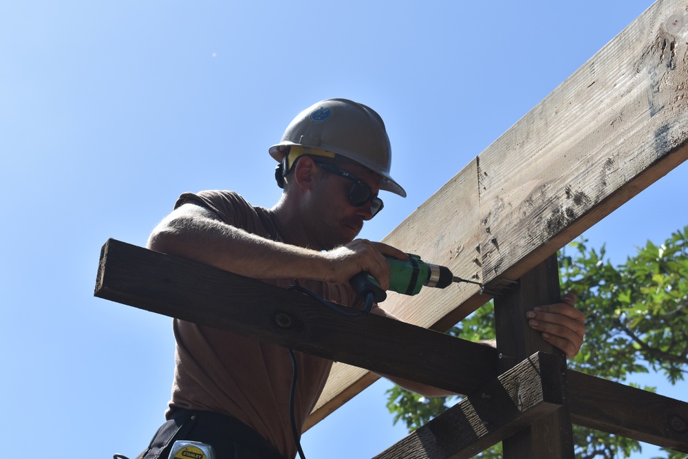 Naval Mobile Construction Battalion (NMCB) 11 Construction Civic Action Detail Marshall Islands March 30th 2018