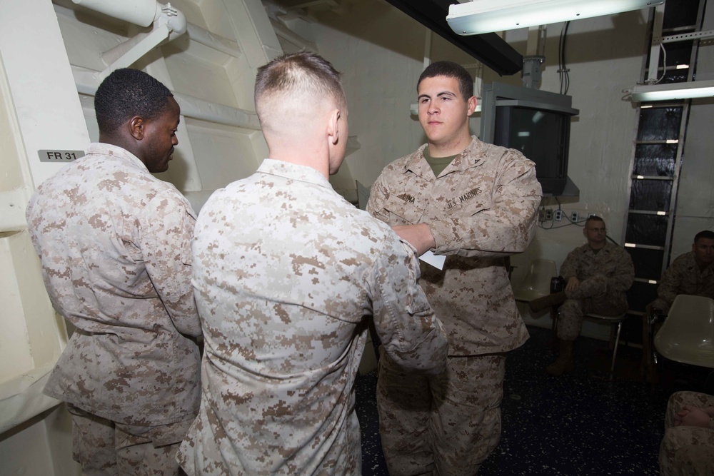 26th MEU Lance Cpl. Seminar Graduation