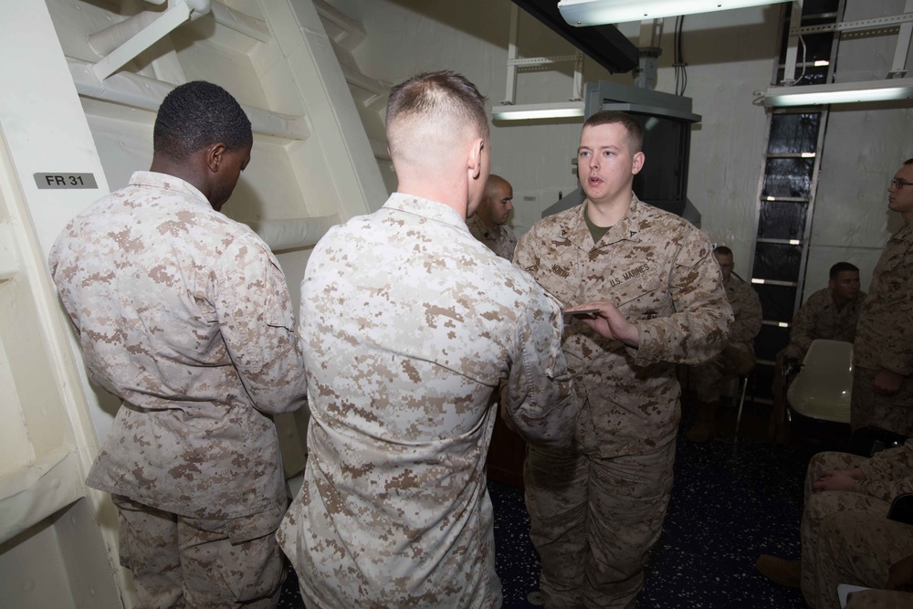 26th MEU Lance Cpl. Seminar Graduation
