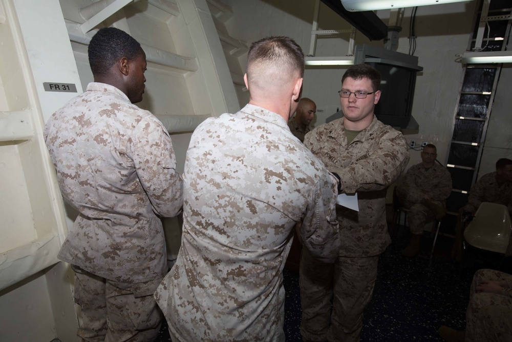 DVIDS - Images - 26th MEU Lance Cpl. Seminar Graduation [Image 26 of 36]