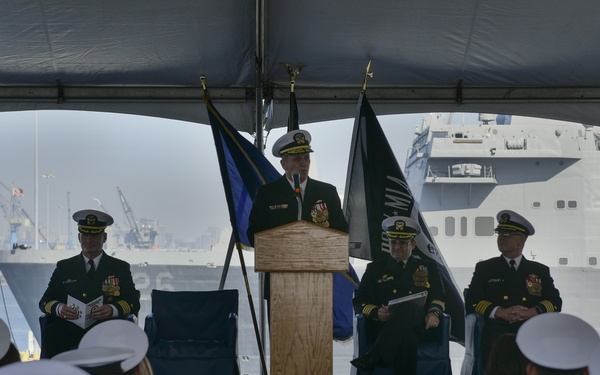 COMLCSRON ONE Change of Command Ceremony