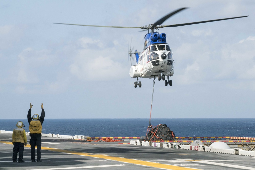 USS Bonhomme Richard (LHD 6) Replenishment-at-Sea