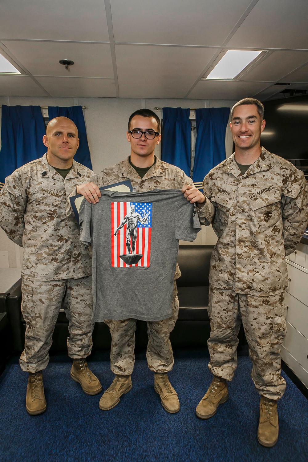 Massachussetts Native Receives Marine in the Spotlight Award aboard USS Oak Hill