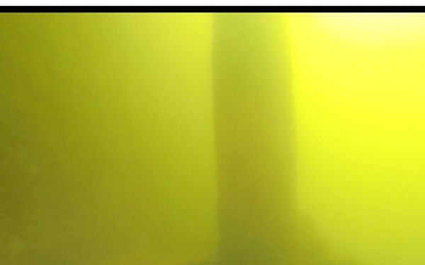 Underwater ROV image at Guajataca Dam