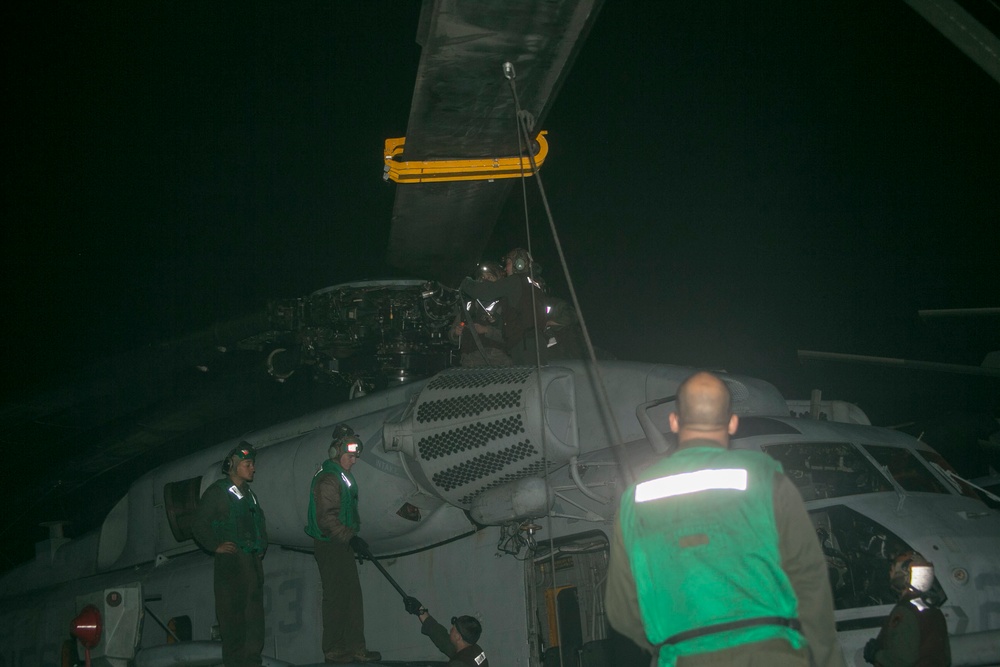 Marines Conduct Aircraft Maintenance