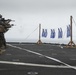 U.S. Marines with BLT 3/1 conduct a live fire deck shoot