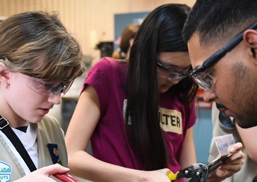 Hammer time! Girl Scouts learn metalwork